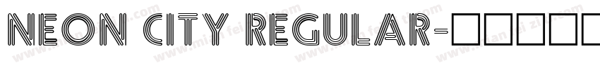 Neon City Regular字体转换